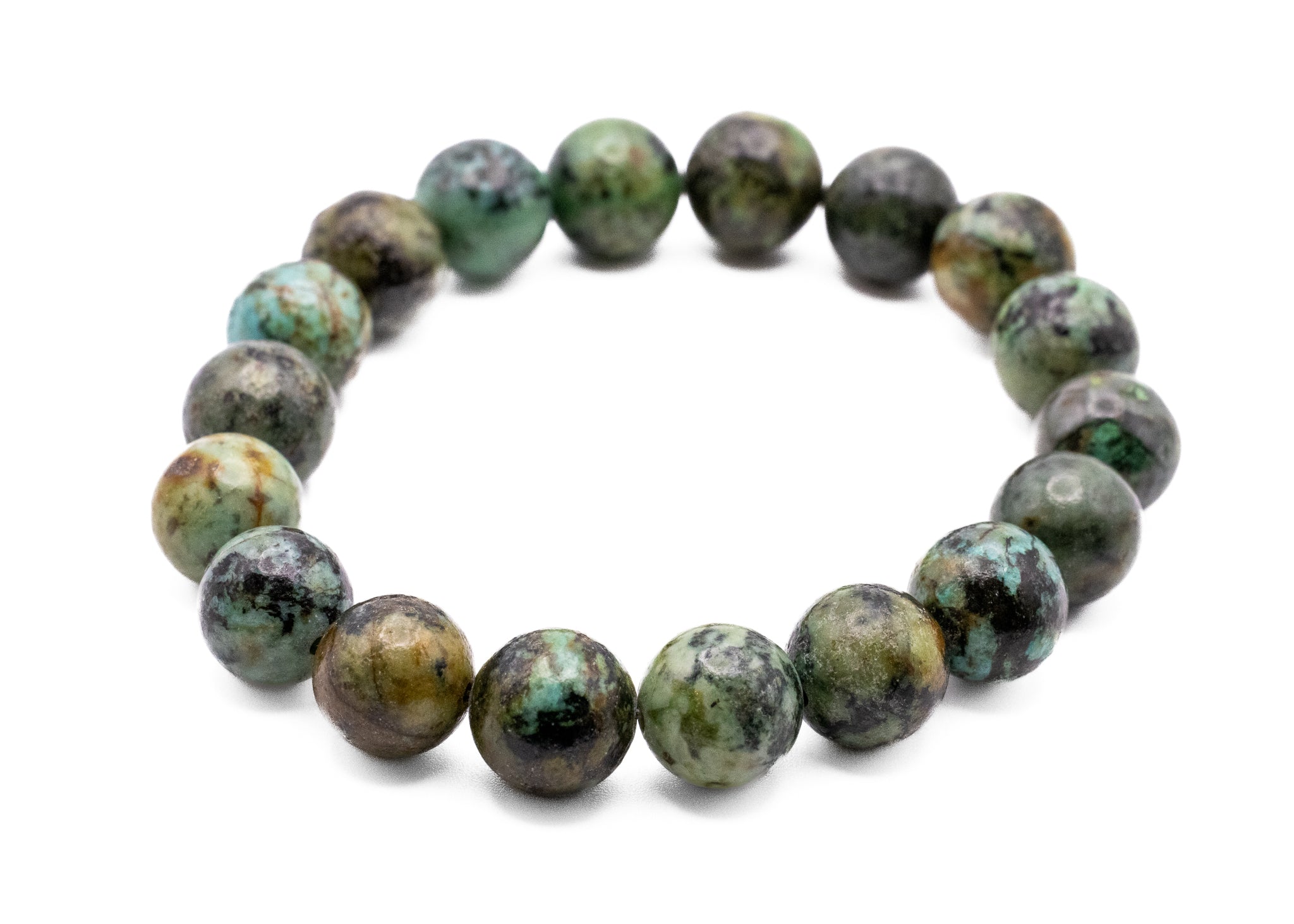 African Turquoise Stretchy Bracelet