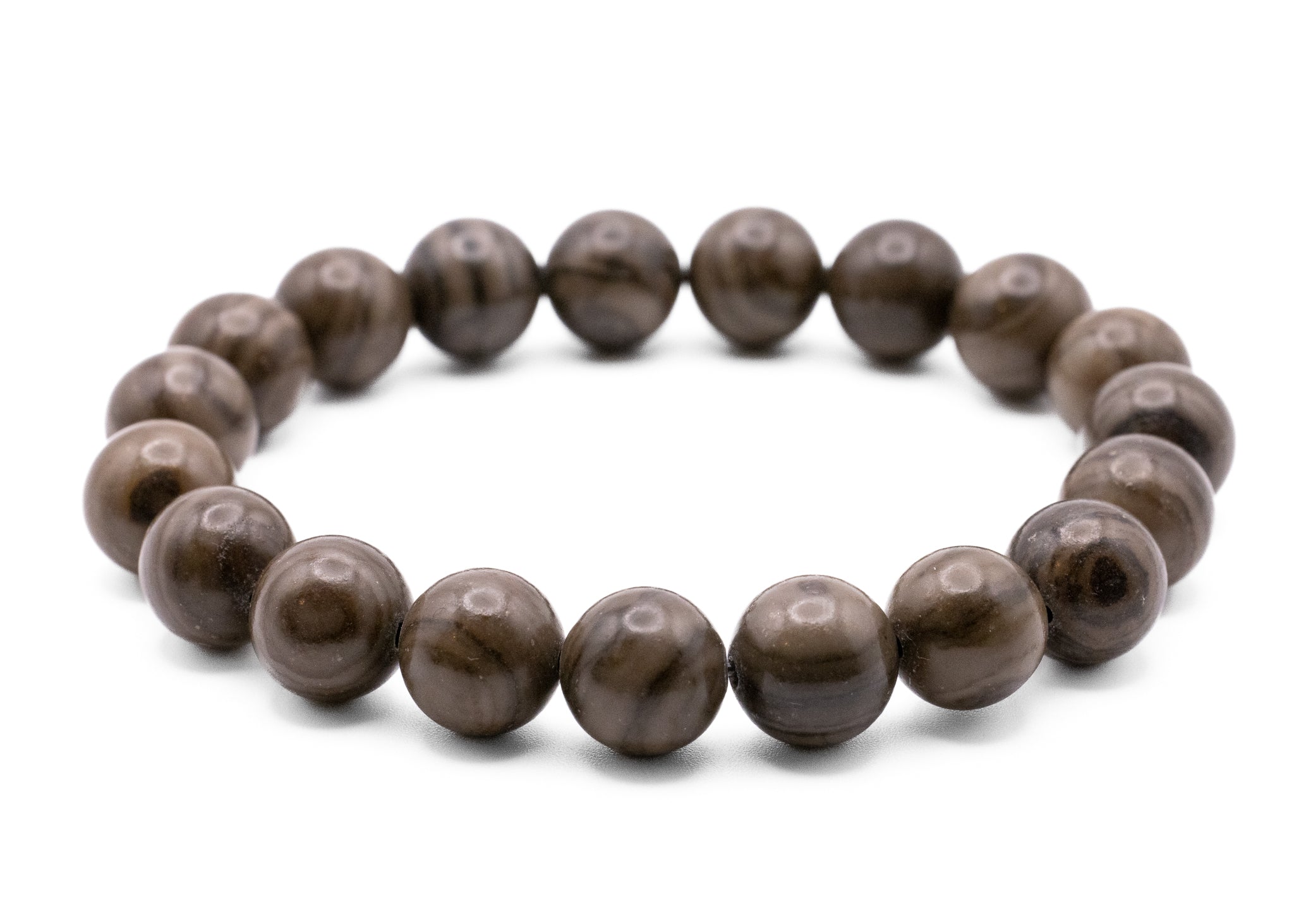 Cappuccino Jasper Stretchy Bracelet