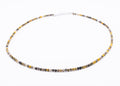 16inch Dainty Bumblebee Jasper Sterling Silver Necklace