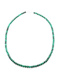 Dainty 17inch Malachite Necklace With Sterling Silver Findings