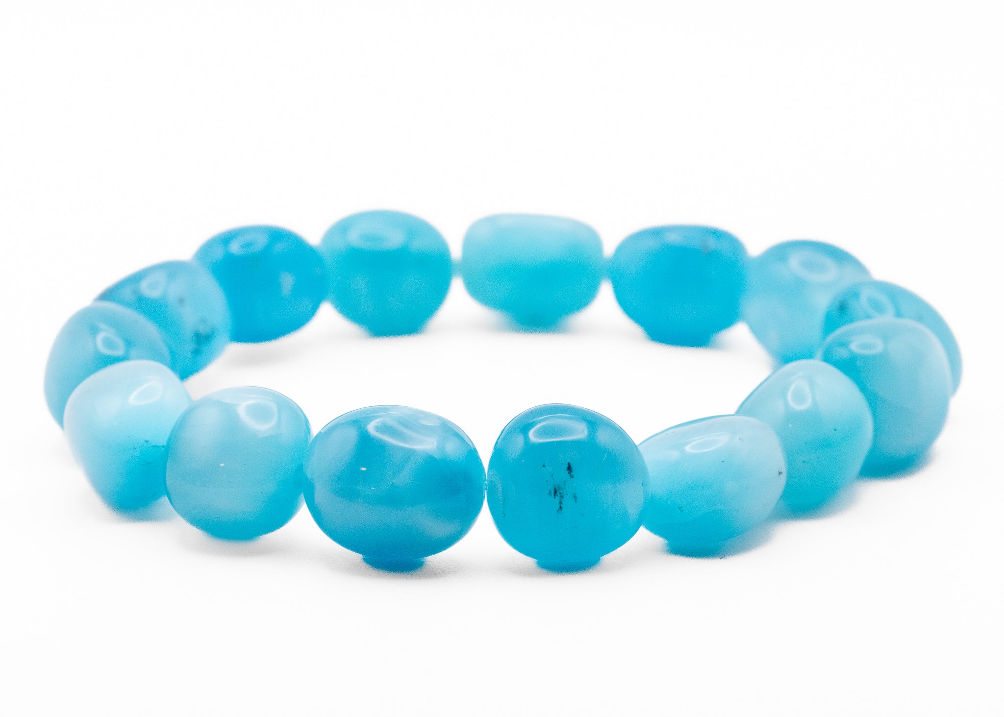 !Rare Find! High Grade Blue Moonstone Stretchy Bracelet
