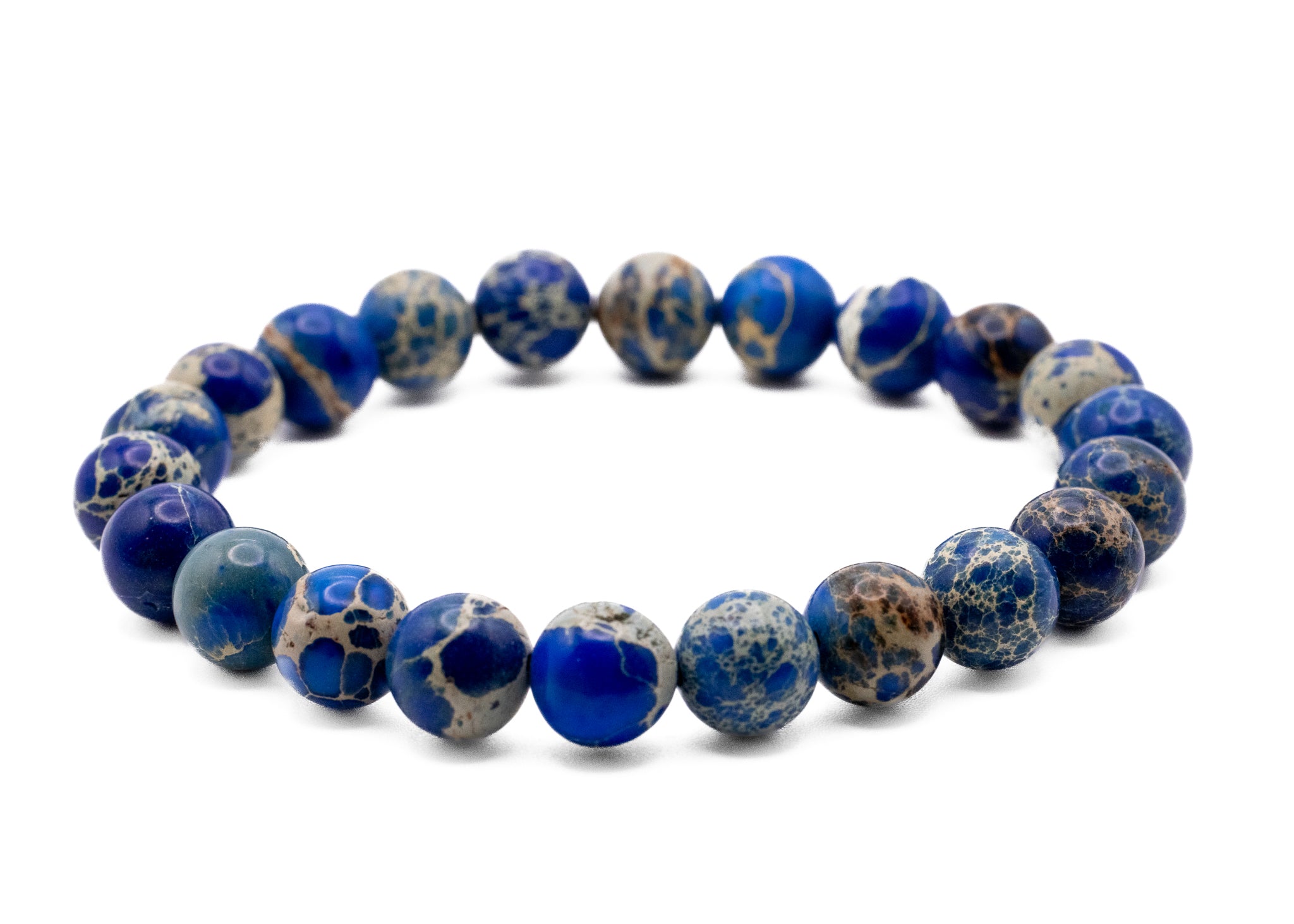 Deep Ocean Sea Sediment Jasper Stretchy Bracelet