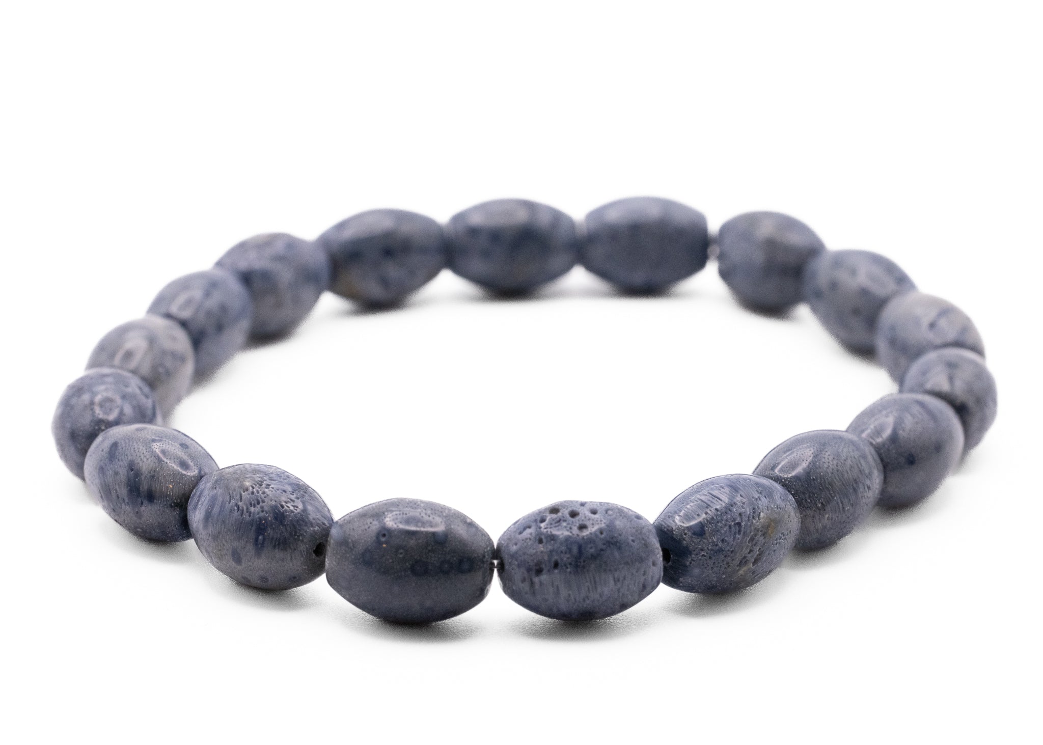 Blue Coral Stretchy Bracelet