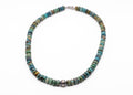 16inch Hubei Turquoise Navojo Pearl Necklace With Sterling Silver Findings