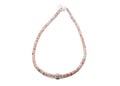 15inch Red Vein Jasper And Riverstone Necklace With Sterling Silver Findings