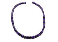 20inch Amethyst And Black Spinel Necklace With Sterling Silver Findings