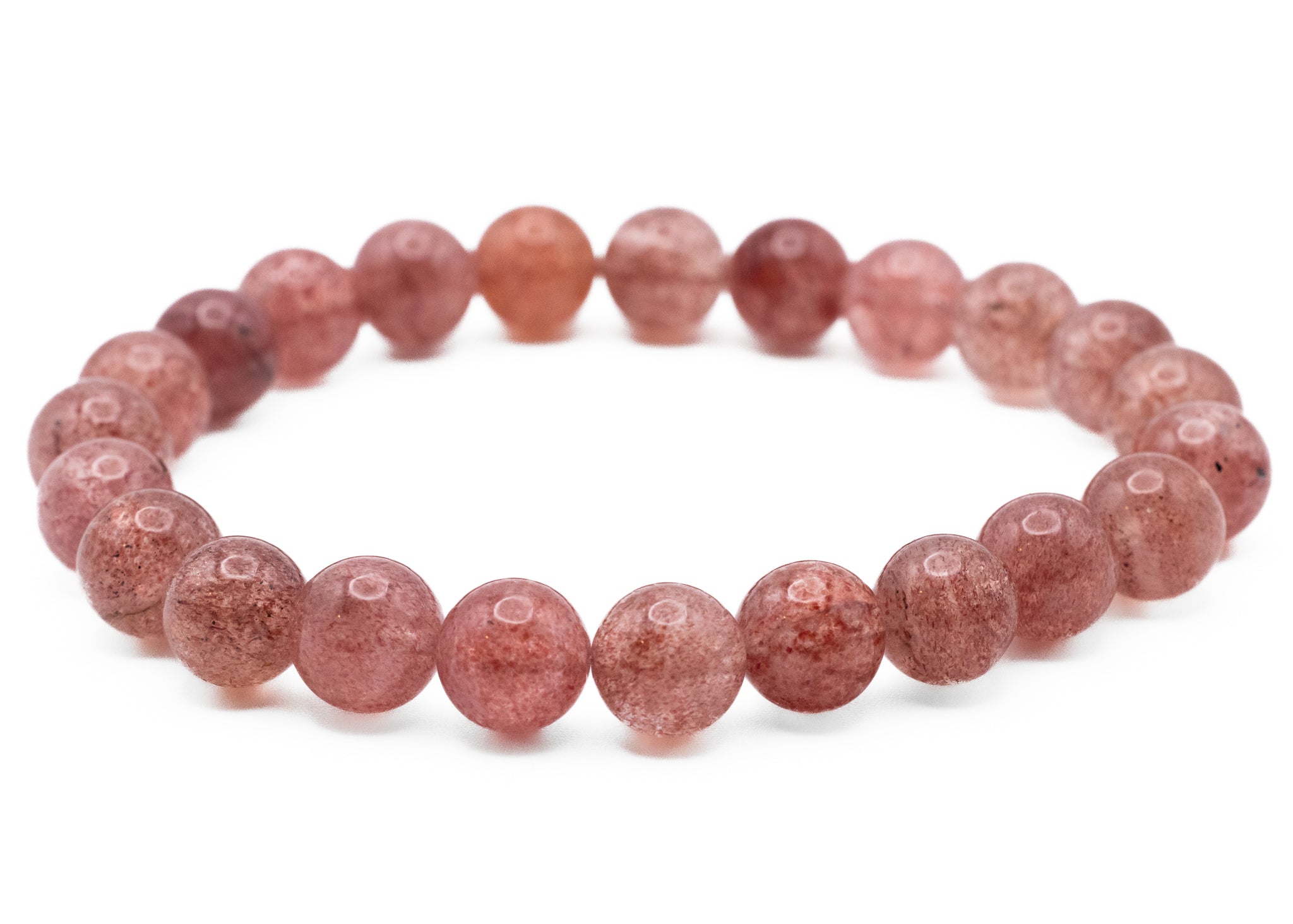 Strawberry Quartz Stretchy Bracelet