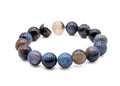Storm Line Agate Stretchy Bracelet