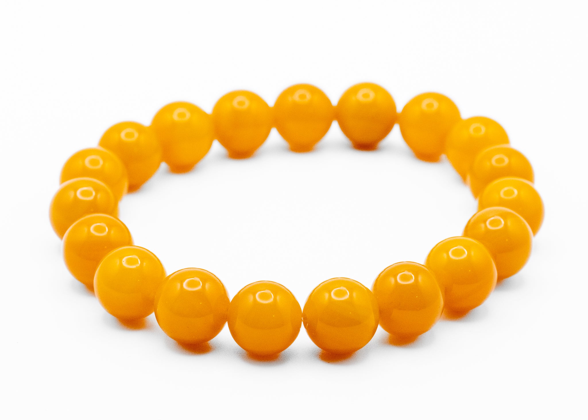Juicy Mango Agate Stretchy Bracelet