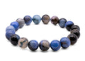 Storm Line Agate Stretchy Bracelet