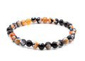 Dainty Peach Orca Agate Stretchy Bracelet