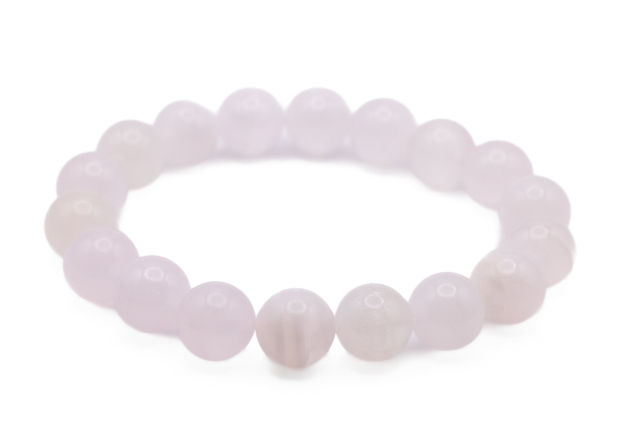 Mangano Pink Calcite Stretchy Bracelet
