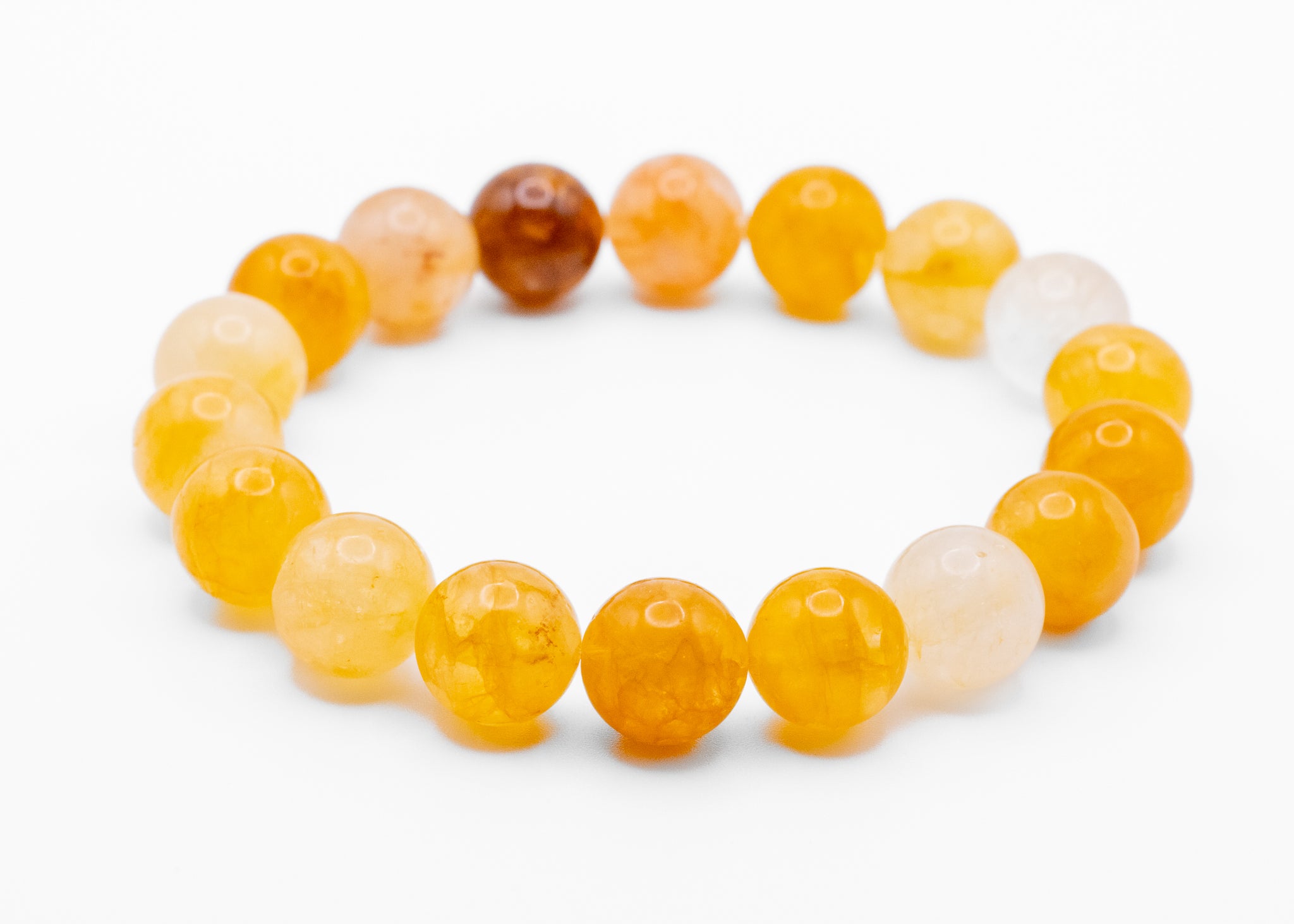 Golden Healer Hematoid Quartz Stretchy Bracelet